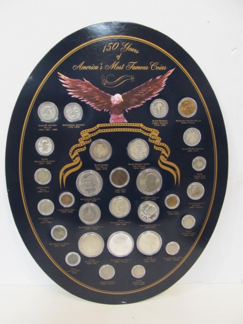lot 242 image: Complete 150 YEARS OF AMERICAS MOST FAMOUS COINS Collection 