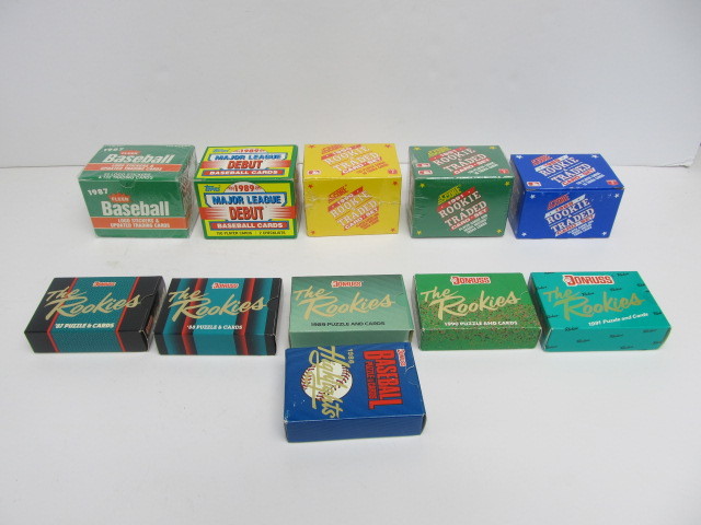 lot 196 image: Lot of Factory Sealed Baseball Cards