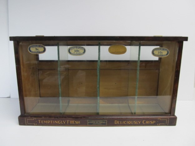 lot 1 image: Orig Antique JOHNSON NUT Company Country Store Peanut Display 