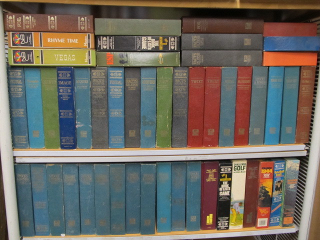 Large Collection Of Vintage Bookshelf Board Games Large Little