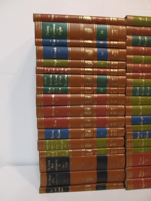 lot 302 image: Complete 54 Volume Set of 1952 Britannica GREAT BOOKS OF THE WESTERN WORLD 