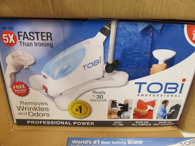 lot 313 image: Brand New TOBI Professional Fabric Steamer