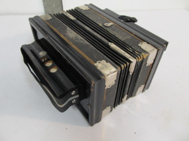 lot 329 image: Antique Small AccordionSqueezebox 
