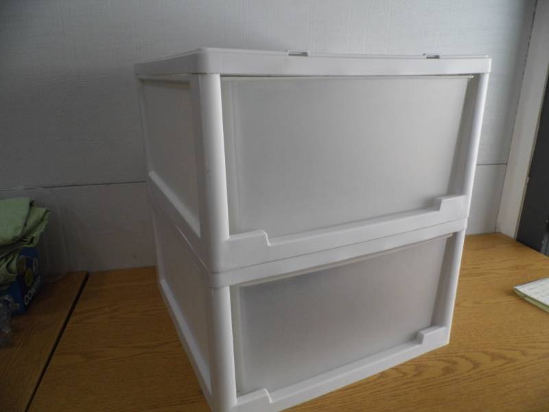 Lot of 2 Sterilite Storage Cubes