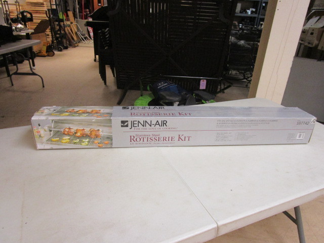 lot 446 image: NEW JENN-AIR ROTISSERIE KIT