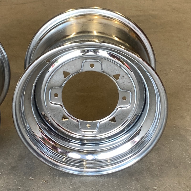 lot 8 image: (2) Unused 12 x 8 ATV Wheels