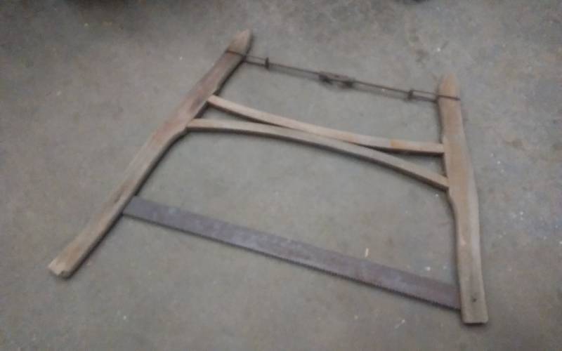 lot 37 image: Vintage Buck Saw