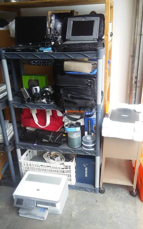 lot 18 image: Large Lot Of Computer & Office Related (Shelf Not Included)