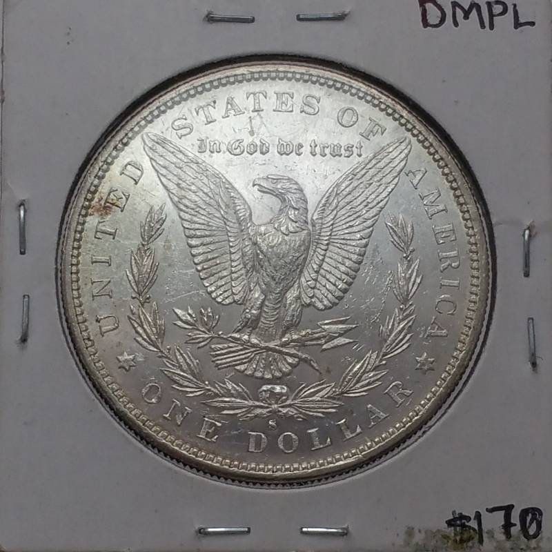 lot 515 image: 1880 S Morgan Silver Dollar DMPL - Highest Grade