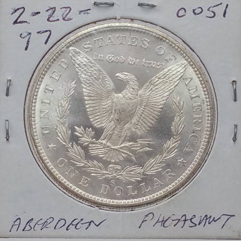 lot 521 image: 1880 S Morgan Silver Dollar - Highest Grade