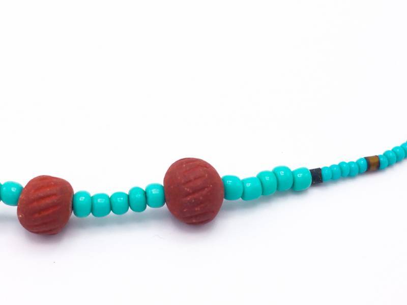 lot 219 image: Old Beaded Necklace