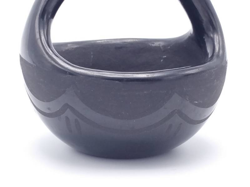 lot 230 image: Lupita Martinez Signed Blackware Native American Pottery
