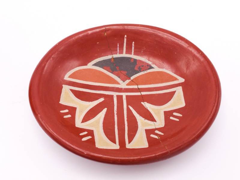 lot 235 image: (3) Hopi Native American Santa Clara Pueblo Pottery Pieces Rare Petra Tafoya Naranjo Piece
