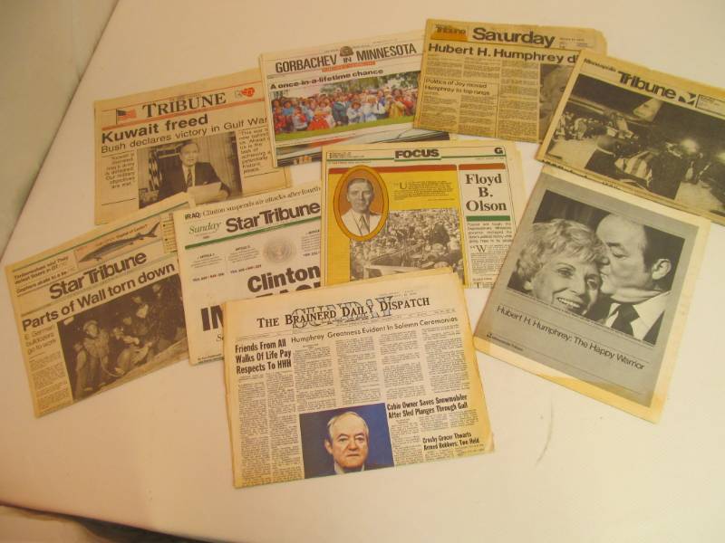 lot 56 image: Vintage Newspapers