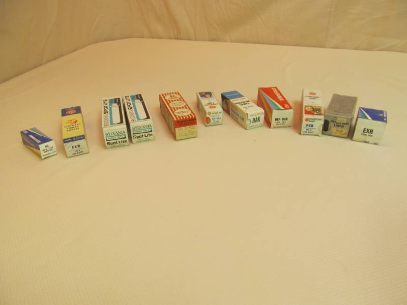 lot 167 image: Group of camera and spot light bulbs