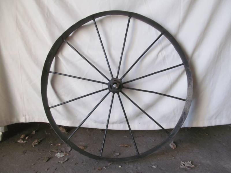 lot 228 image: Vintage Steel Wheel