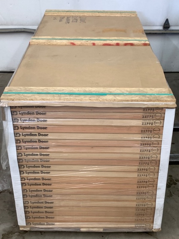 Pallet Of (20) Six-Panel Commercial Wood Doors