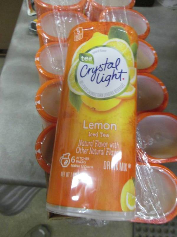 12 -6 pks of Crystal Light Lemon Ic...