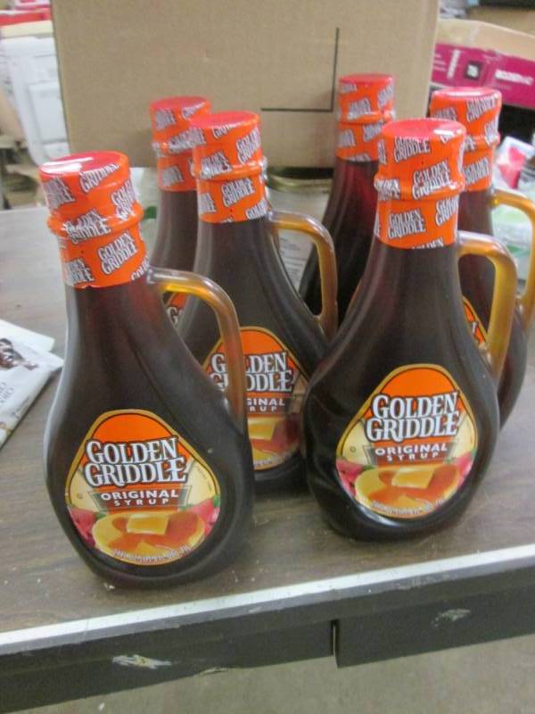 6-24 oz Golden Griddle Syrup- in da...