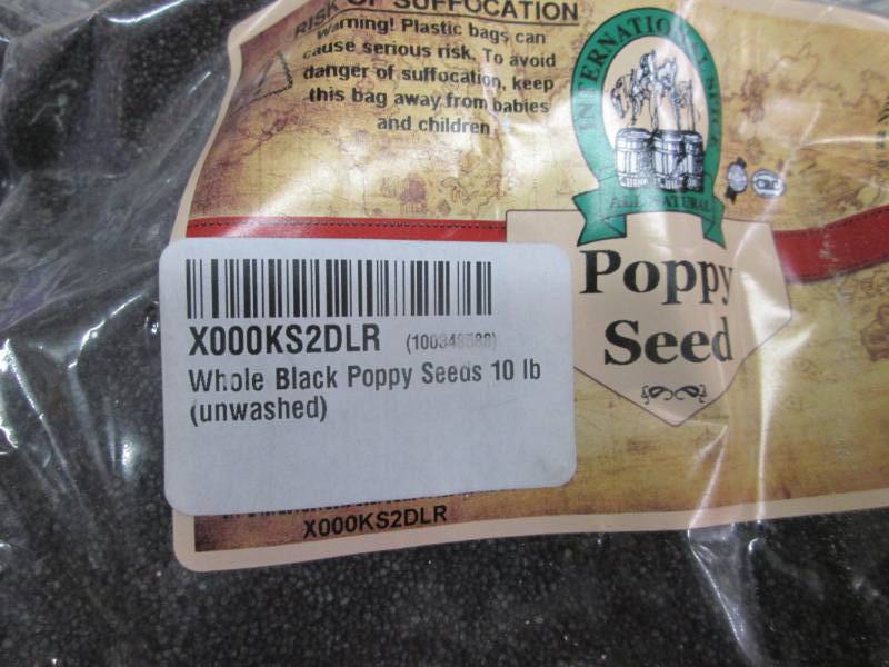 10 lb Poppy Seeds...