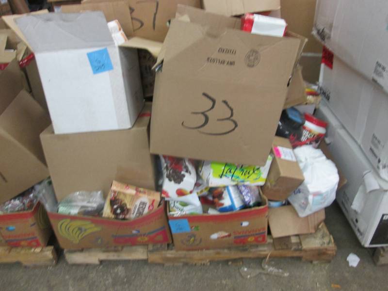 Pallet of Unclaimed Goods-past date...