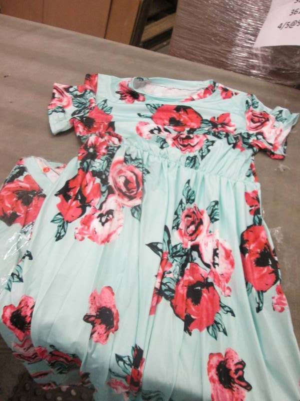 1 Small, 1 Large Floral Maxi Dress...