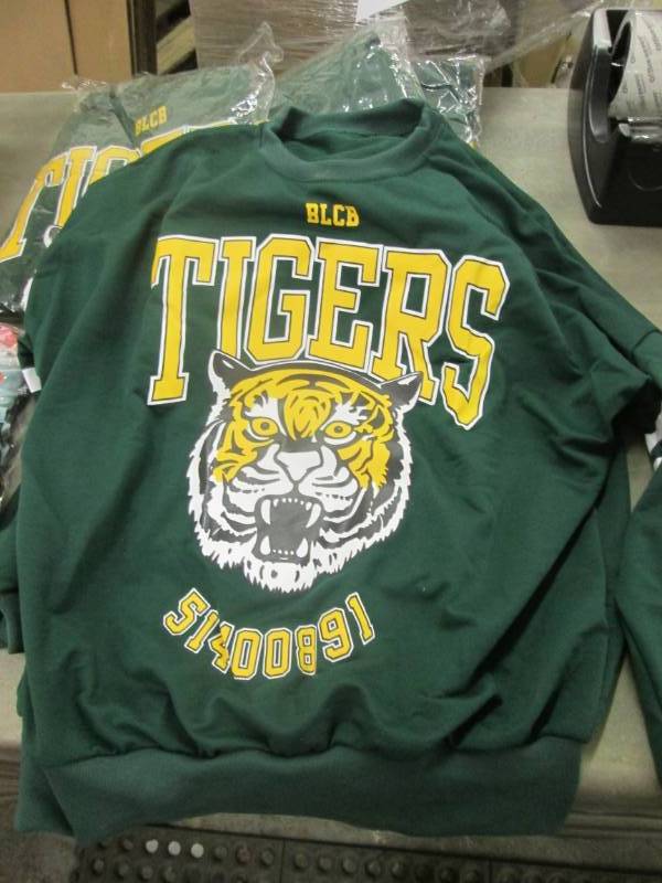 4 BLCB Tigers Sweat Shirts -one siz...