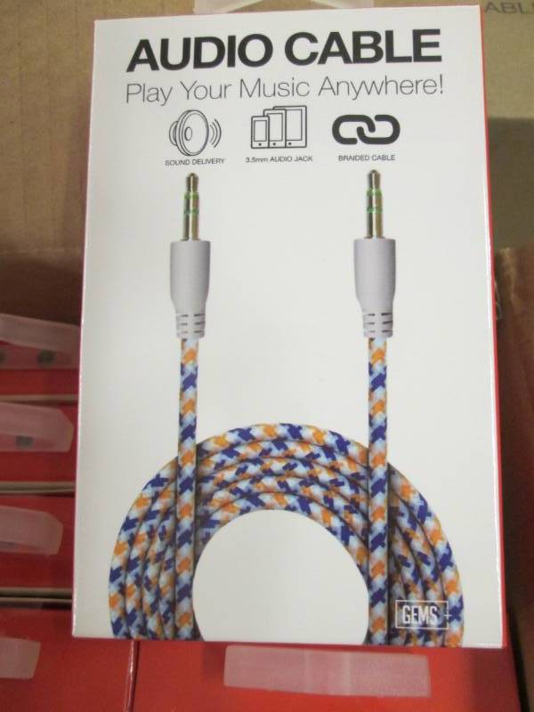 3 Boxes of 12 Orange Braided 3 ft A...