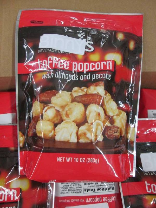 Case of 12-10 oz Binnys Toffee Cor...
