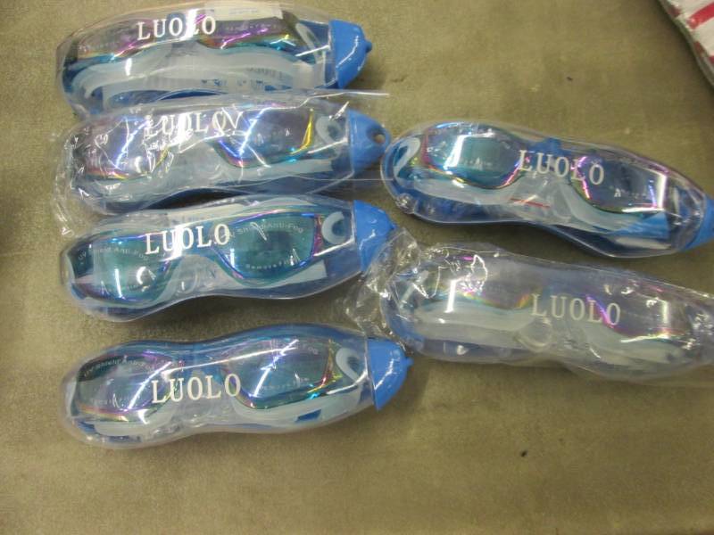 6 Luolo Swimmers Goggles UV Shield ...