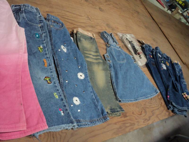 10 Pairs, size 4T  ,Girls  Jeans, C...