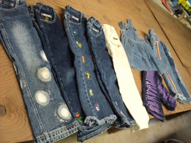 10 Pairs, size 5T, Girls Jeans and ...