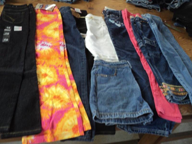 10 Pairs, size 10 Girls Jeans, Capr...