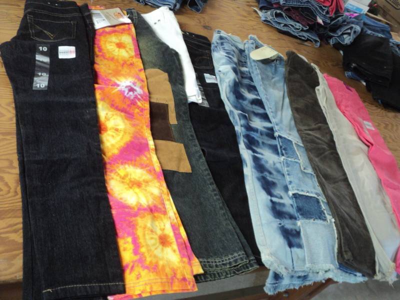 10 Pairs, size 10 Girls Jeans, Capr...