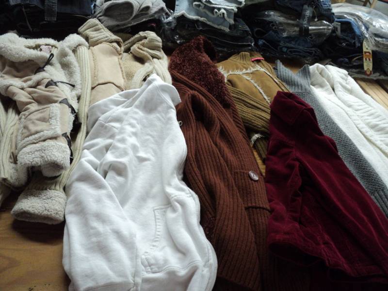 Ladies Size SM Coats and Sweaters...