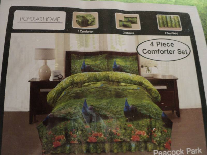 Popular Home Queen Size 4 Piece Com...