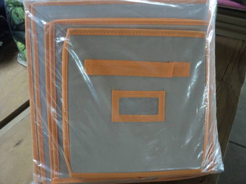 Set of 3 Canvas Storage Boxes...