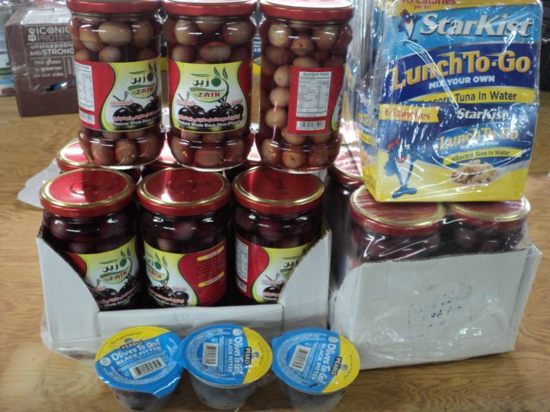 15 Jars Zain Black Olives and Star-...