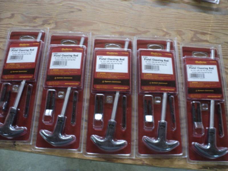 5 Outers Pistol Cleaning Rods...
