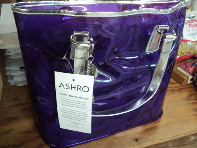 Large Purple Plastic Bag 16 x 14...