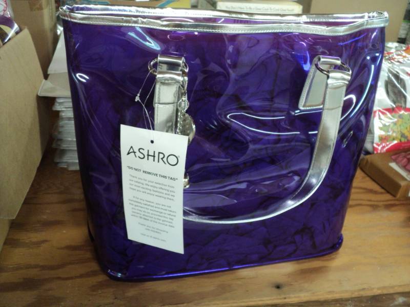 Large Purple Plastic Bag 16 x 14...