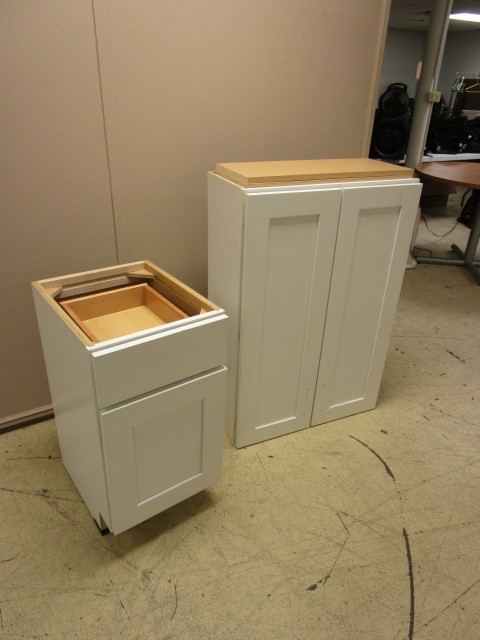TWO PIECE CABINET SET