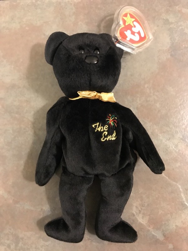 lot 2A image: VERY RARE  RETIRED TY Beanie Baby The End