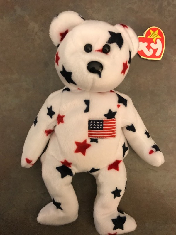 lot 8 image: RARE ERROR&nbspTY Beanie Baby Glory