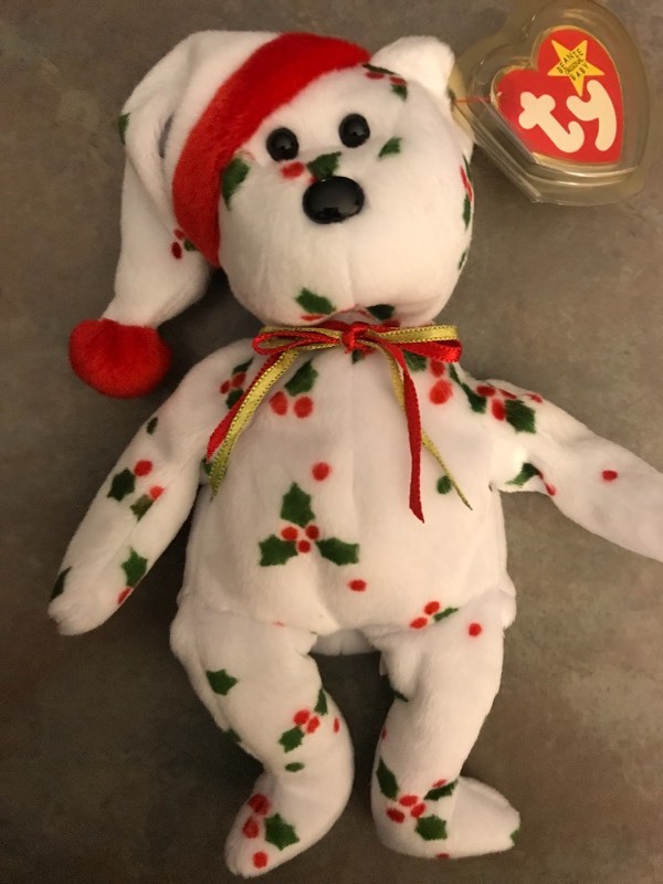 1998 holiday teddy beanie baby