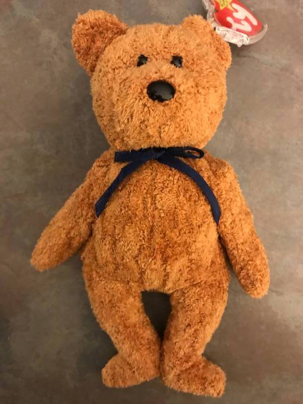 Ty Beanie Baby Fuzz The Bear. NEW. MWT. hotsell ERRORS.