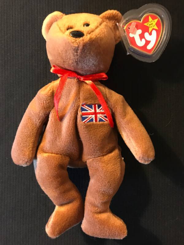 lot 14B image: RARE  ERROR TY Beanie Baby Brittania