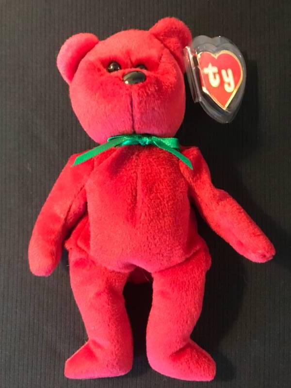 RARE (2ND GEN HANG TAG) TY Beanie Baby Teddy Style 4052