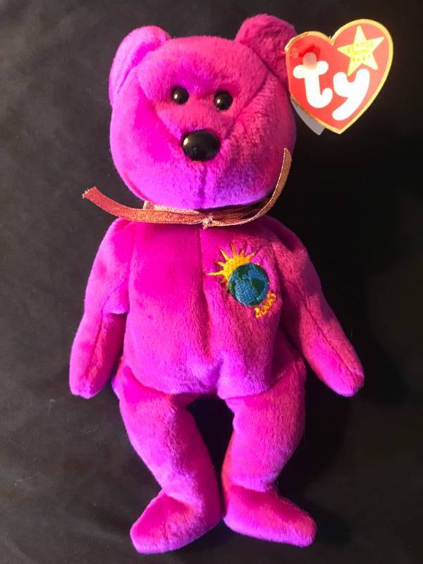 lot 1B image: RARE ERROR TY Beanie Baby Millenium