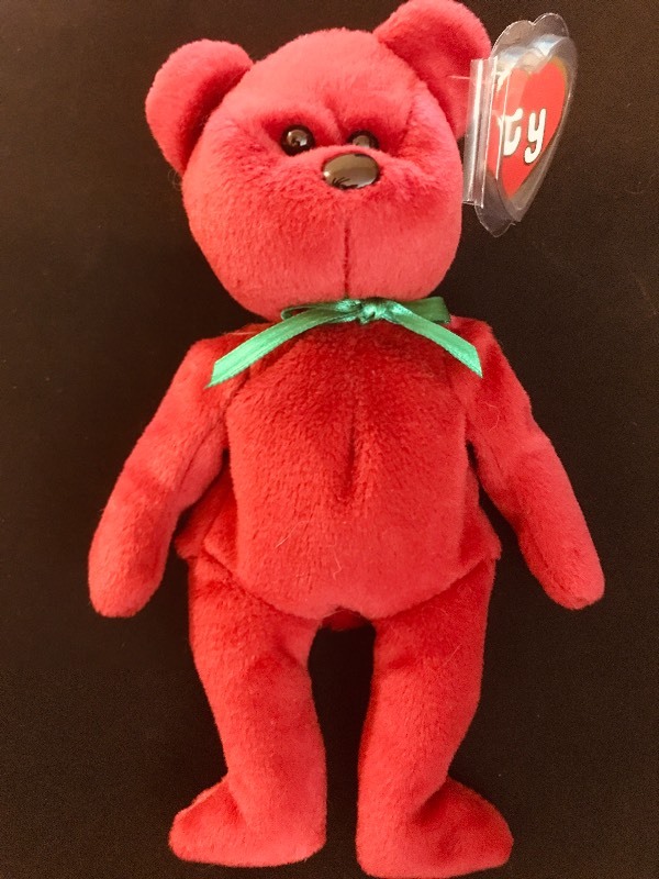 lot 3A image: RARE (2ND GEN HANG TAG) TY Beanie Baby Teddy Style 4052